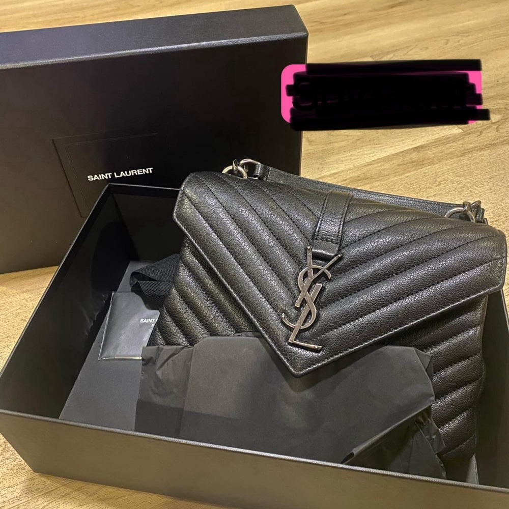 A113- 💯% authentic YSL College medium bag